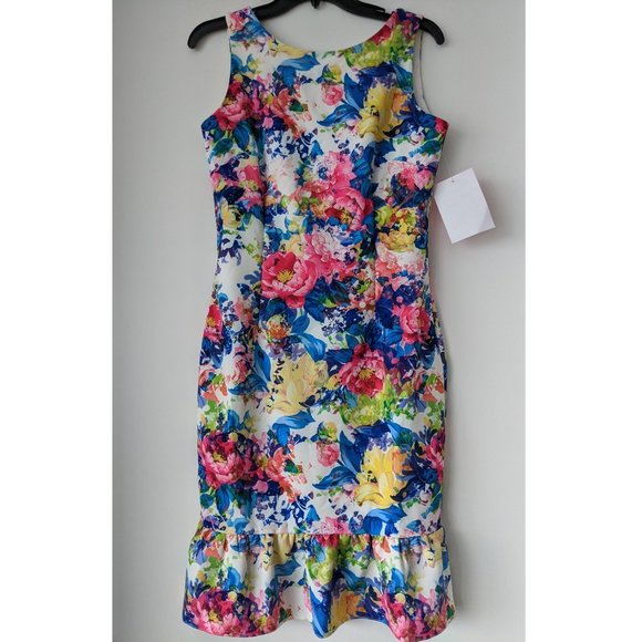 Paper Dolls Print Peplum Dress - Picture 3 of 5